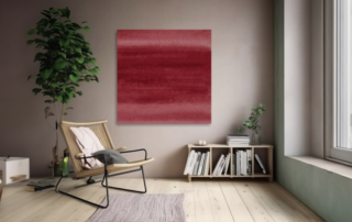 quadro monocolore rosso