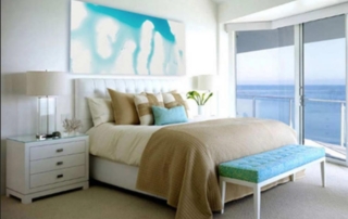 seaside bedroom