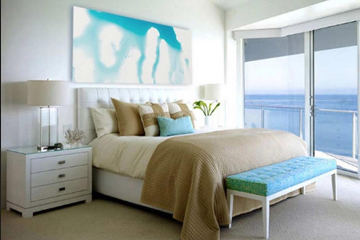 seaside bedroom